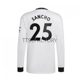 Manchester United Jadon Sancho 25 Auswärts Trikotsatz 2022/23 Langarm